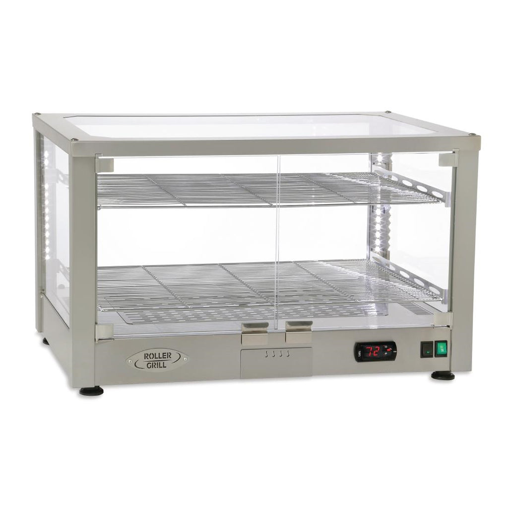 Roller Grill Heated 2 Shelf Display Cabinet WD780 SI by Roller Grill - Lordwell Catering Equipment