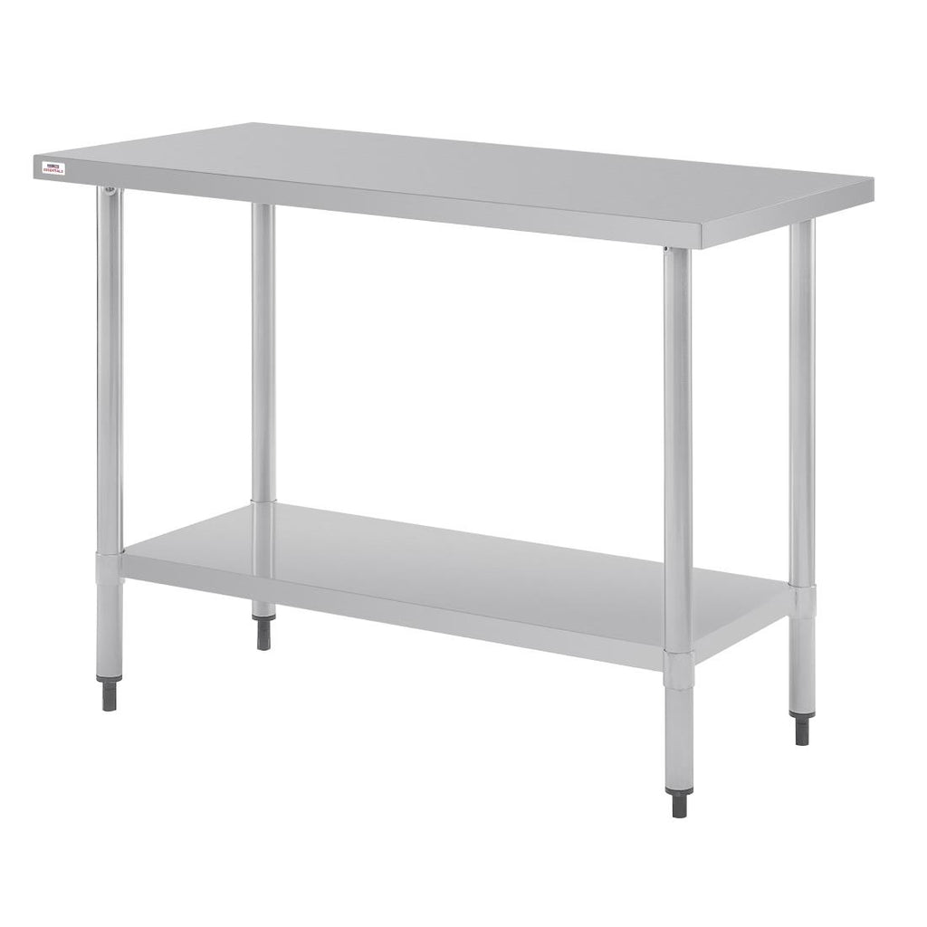 Nisbets Essentials Self Assembly Stainless Steel Table 1200 x 600mm by Nisbets Essentials - Lordwell Catering Equipment