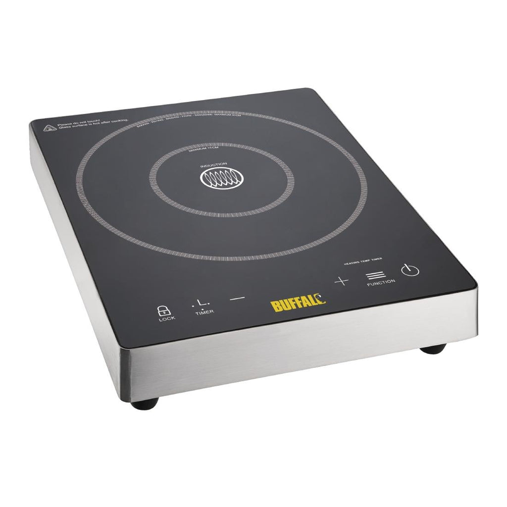 Buffalo Touch Control Single Induction Hob 3kW by Buffalo - Lordwell Catering Equipment