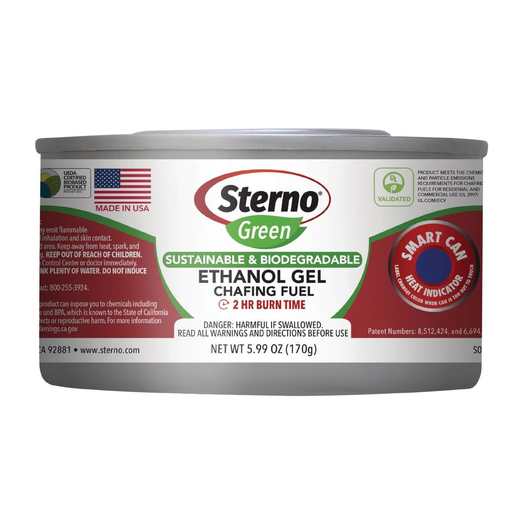 Sterno Green Ethanol Gel Chafing Fuel 2 Hour (Pack of 12) by Sterno - Lordwell Catering Equipment