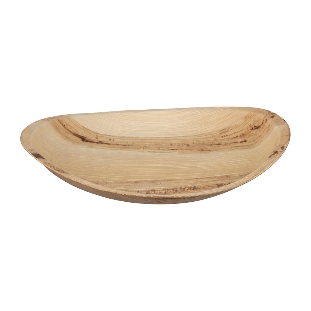 Fiesta Compostable Palm Leaf Plates Round 250mm (Pack of 100) by Fiesta - Lordwell Catering Equipment