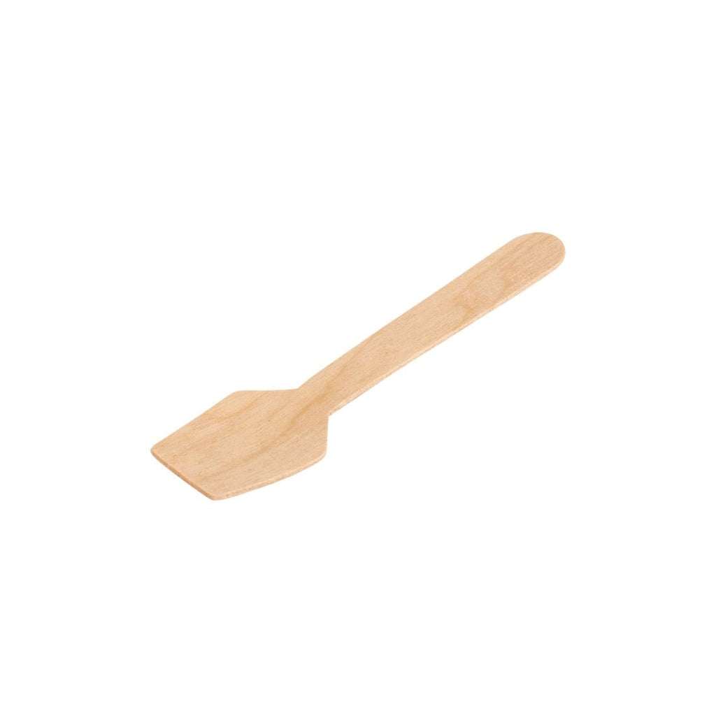 Fiesta Compostable Wooden Ice Cream Spoons (Pack of 100) by Fiesta - Lordwell Catering Equipment