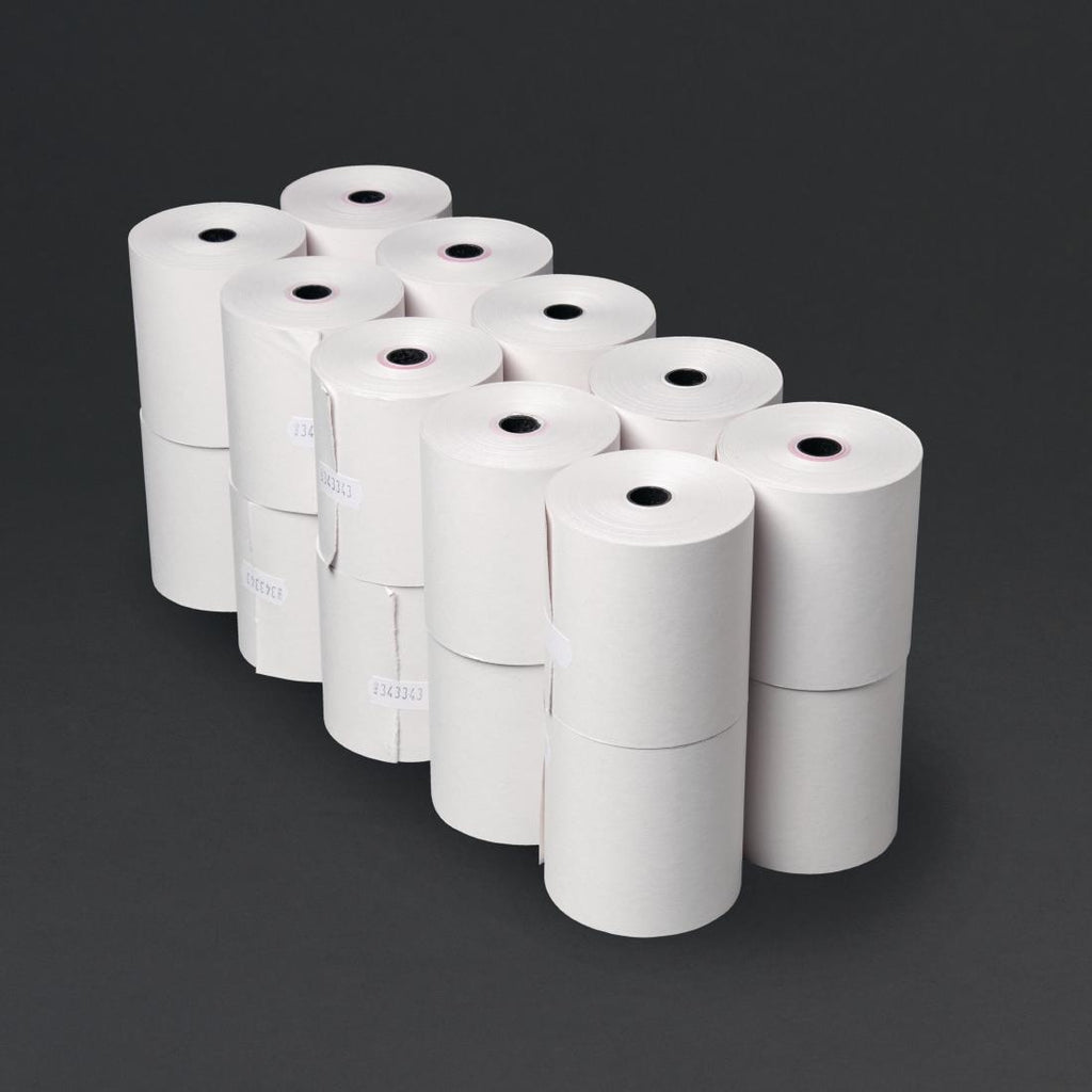 Olympia Non-Thermal 2ply Till Roll 76 x 71mm (Pack of 20) by Fiesta - Lordwell Catering Equipment
