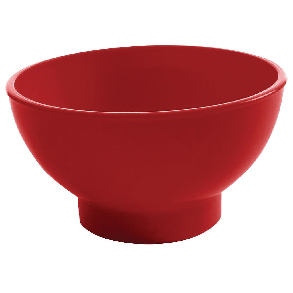 Olympia Kristallon Sundae Dishes Red 95mm (Pack of 12) DL110