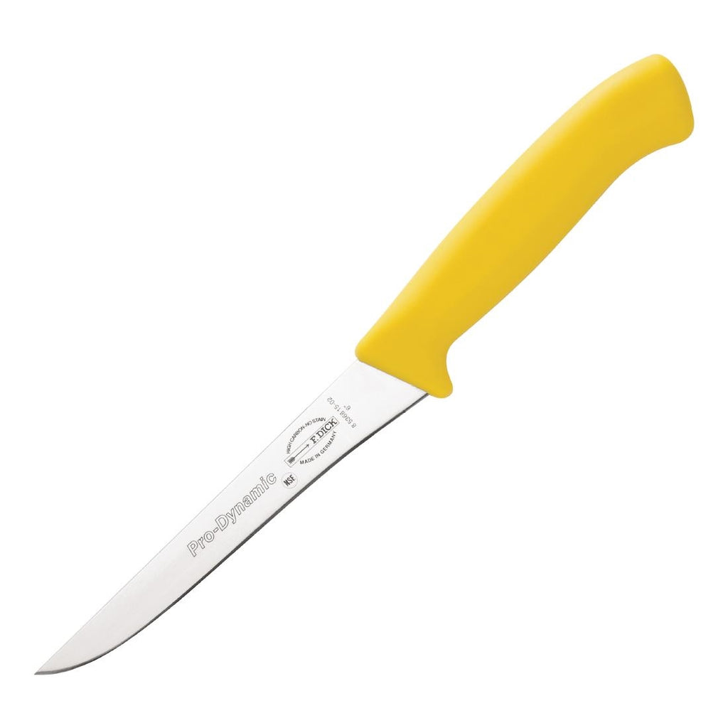 Dick Pro Dynamic HACCP Boning Knife Yellow 15cm DL357