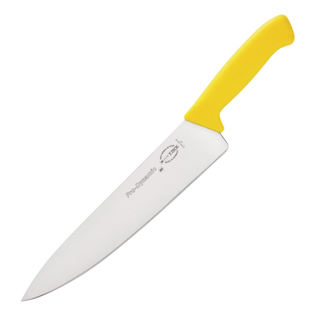 Dick Pro Dynamic HACCP Chefs Knife Yellow 25.5cm DL360