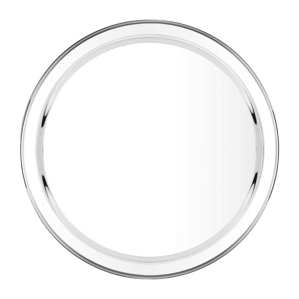 Olympia Stainless Steel Round Service Tray 405mm DM194