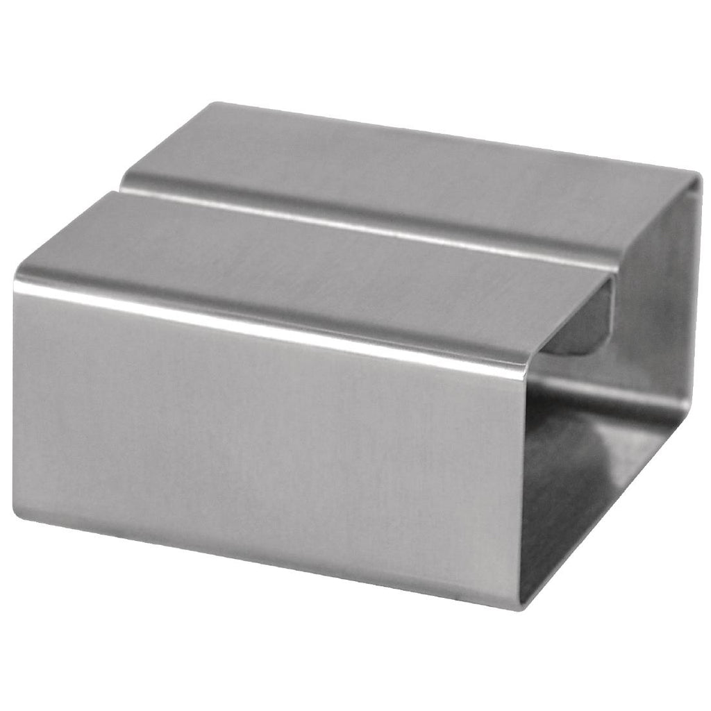 Stainless Steel Square Menu Holder DM222