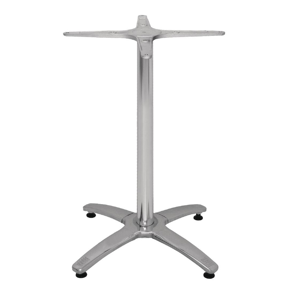 Bolero Aluminium Four Leg Table Base DN641