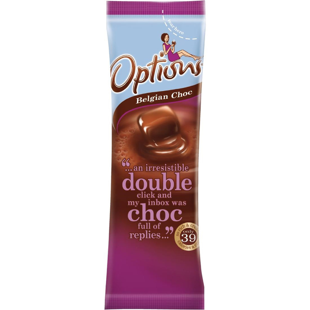 Options Belgian Chocolate Sachets (Pack of 100) DN813