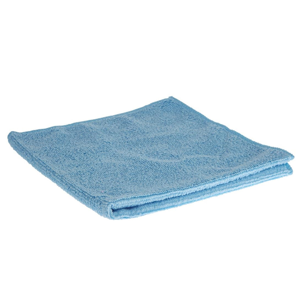 Jantex Microfibre Cloths Blue (Pack of 5) DN839
