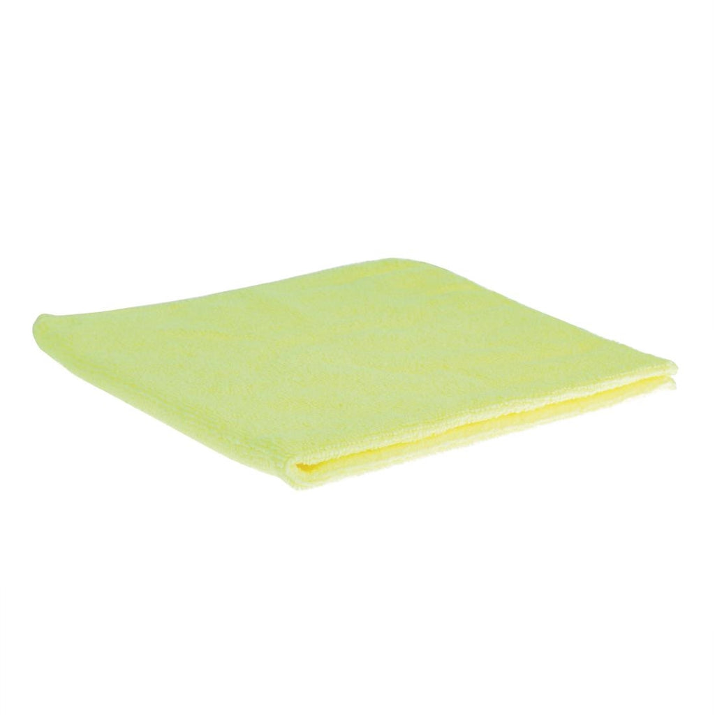 Jantex Microfibre Cloths Yellow (Pack of 5) DN841