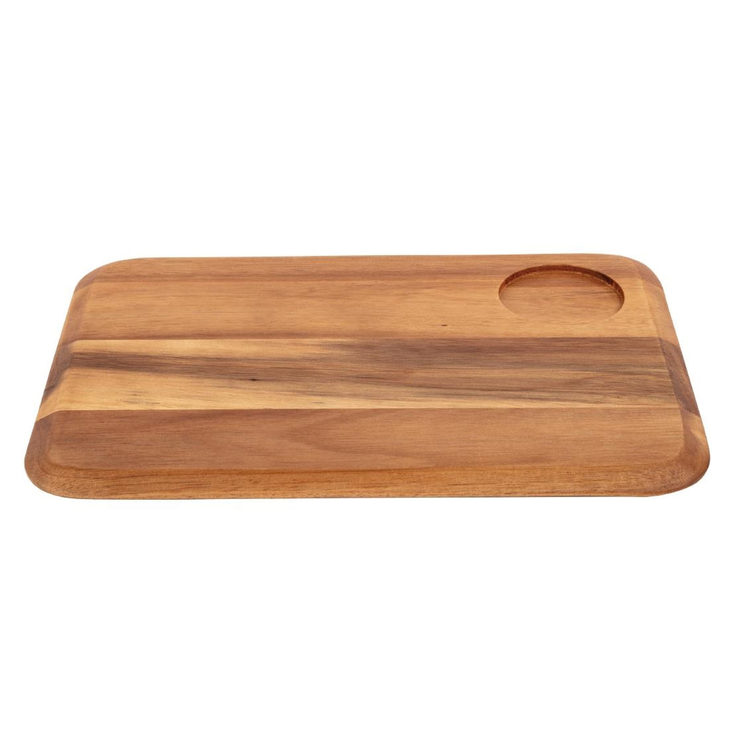 Rounded Acacia Wooden Serving Board DP156