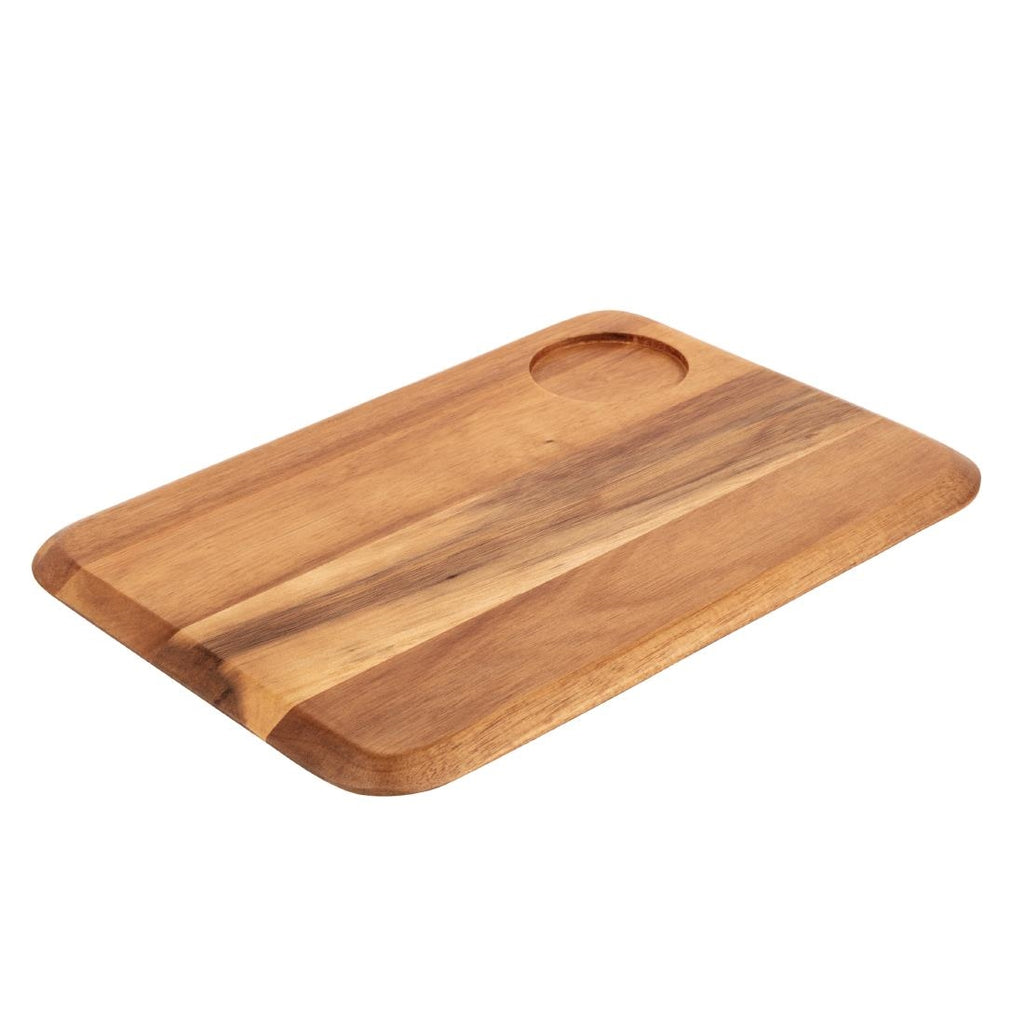 Rounded Acacia Wooden Serving Board DP156