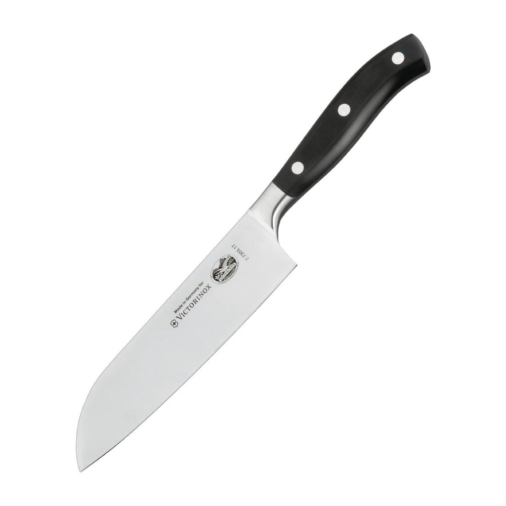 Victorinox Fully Forged Santoku Knife Black 17cm DR507