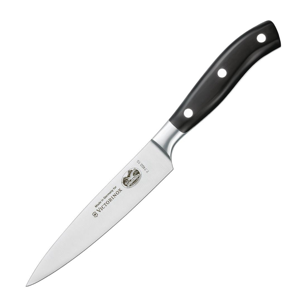 Victorinox Fully Forged Chefs Knife Black 15cm DR509