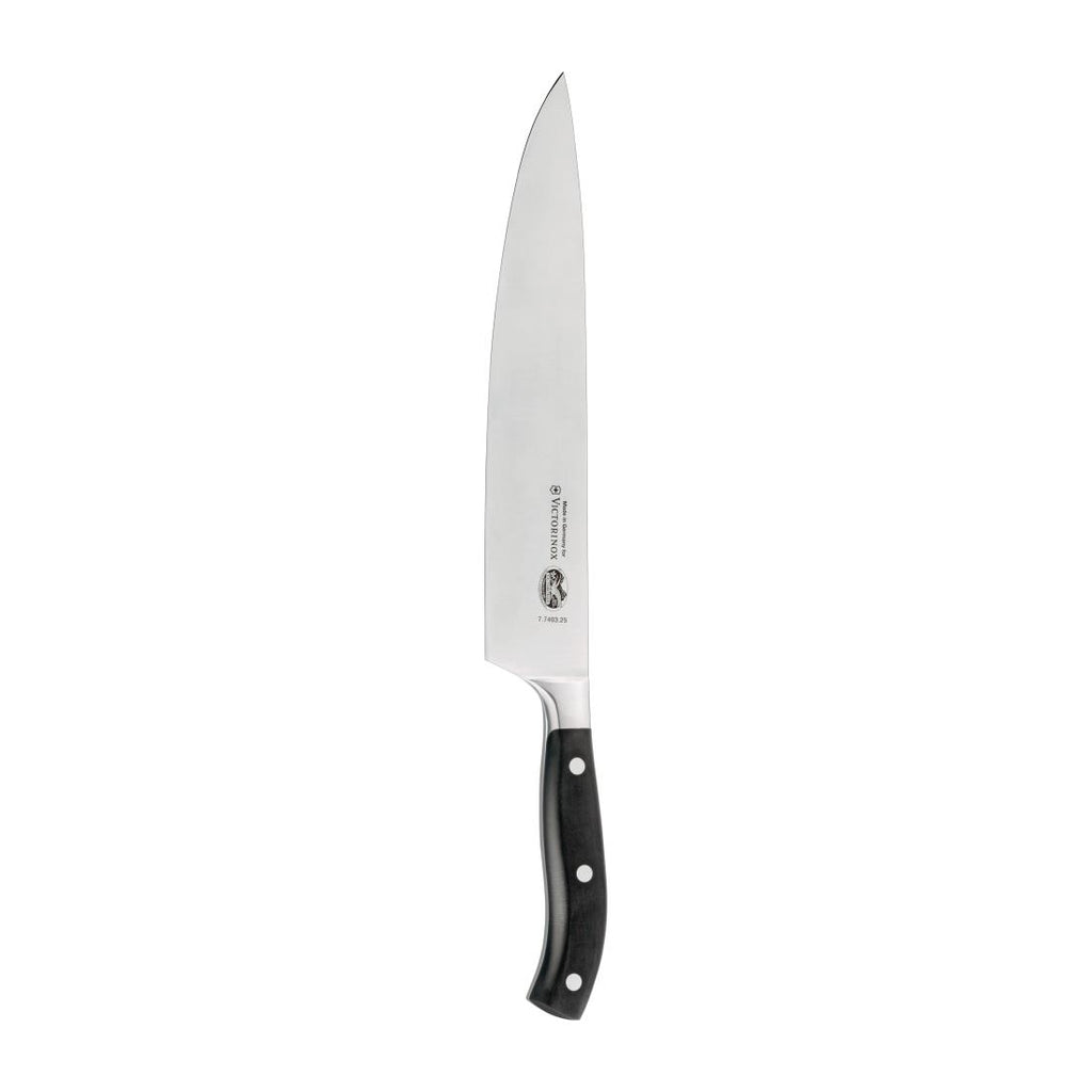 Victorinox Fully Forged Chefs Knife Black 25cm DR510