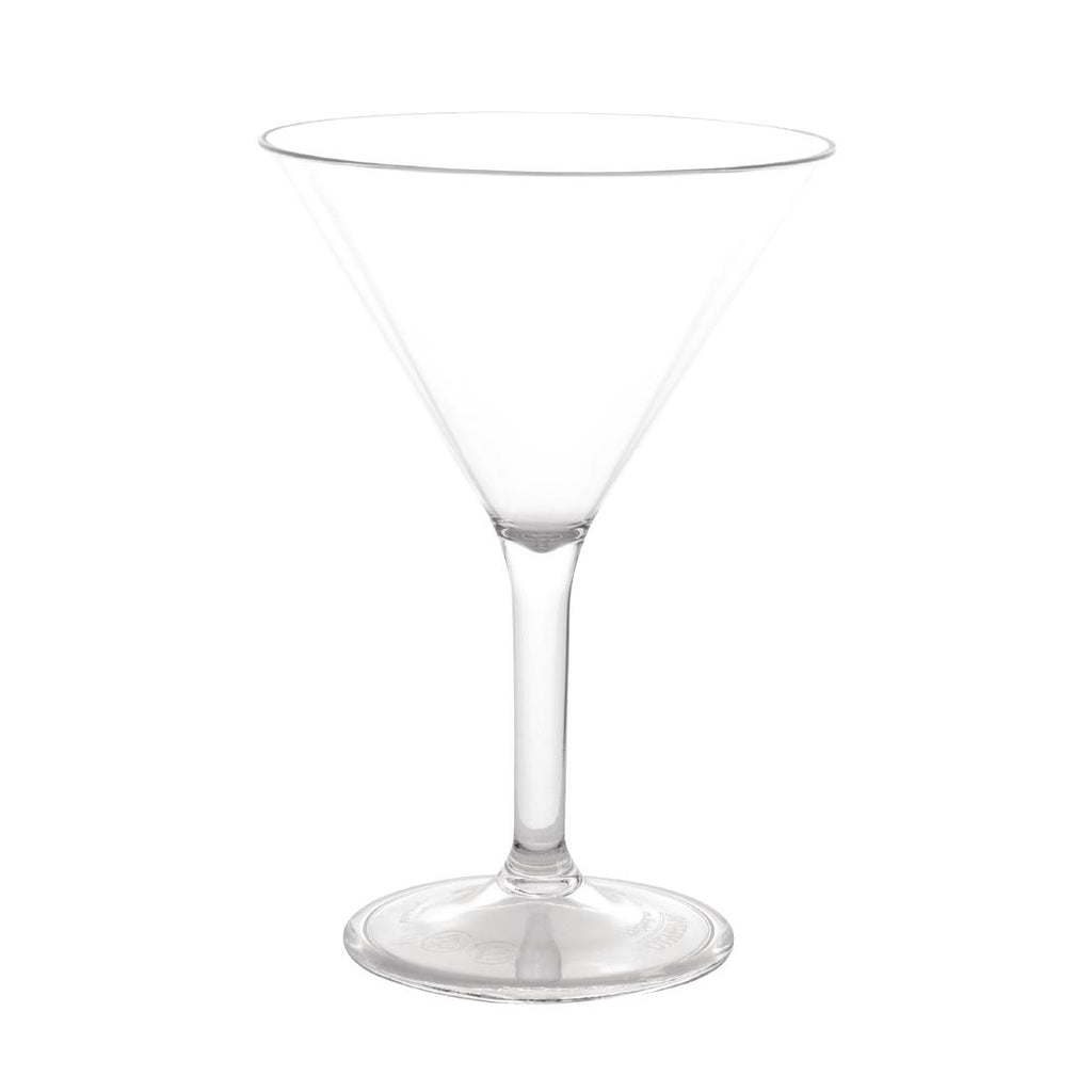 Olympia Kristallon Polycarbonate Martini Glasses 300ml (Pack of 12) DS131