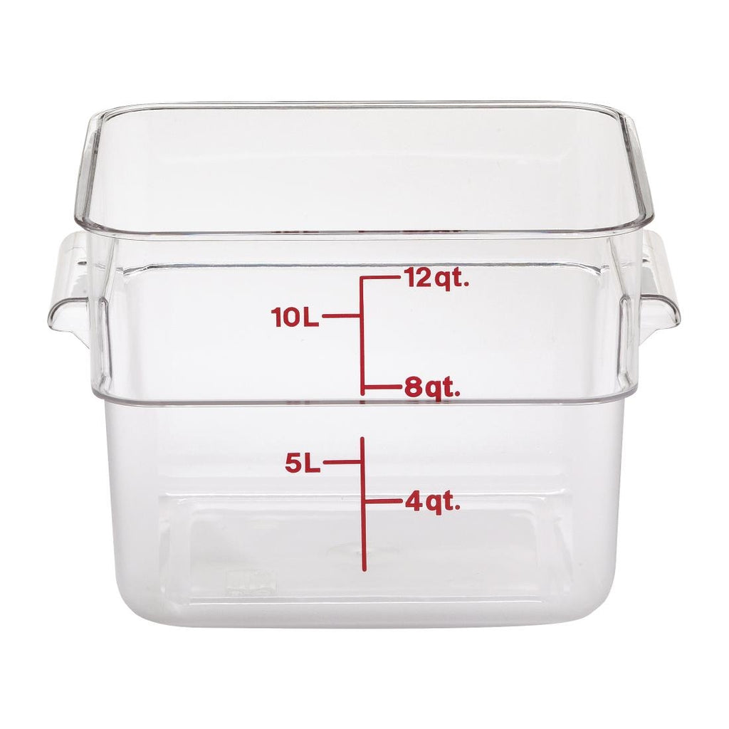Cambro Square Polycarbonate Food Storage Container 11.4 Ltr DT197