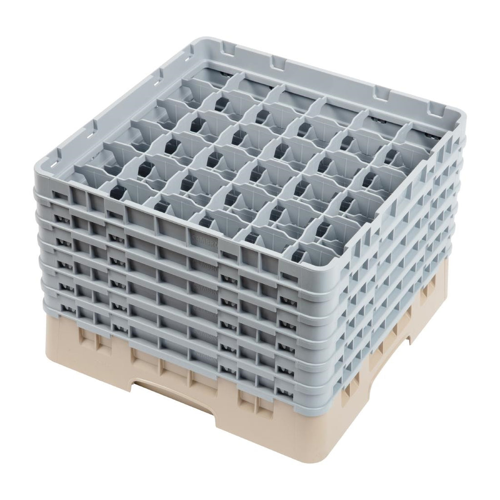 Cambro Camrack Beige 36 Compartments Max Glass Height 298mm DW560