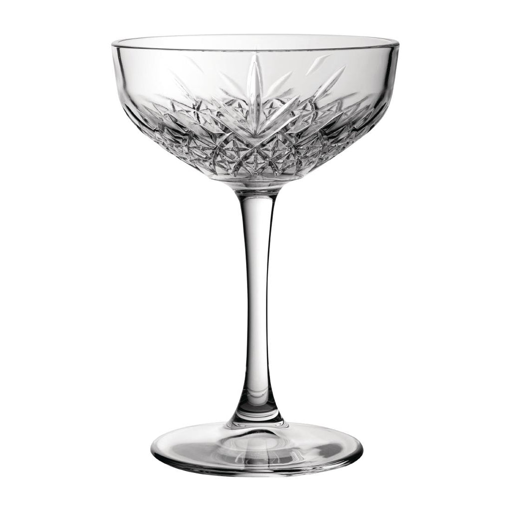 Utopia Timeless Vintage Champagne Saucers 270ml (Pack of 12) DY301