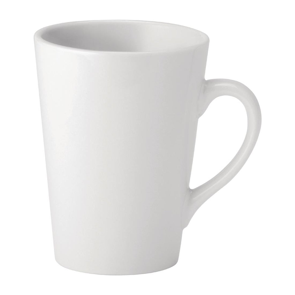 Utopia Pure White Latte Mugs 250ml (Pack of 24) DY335