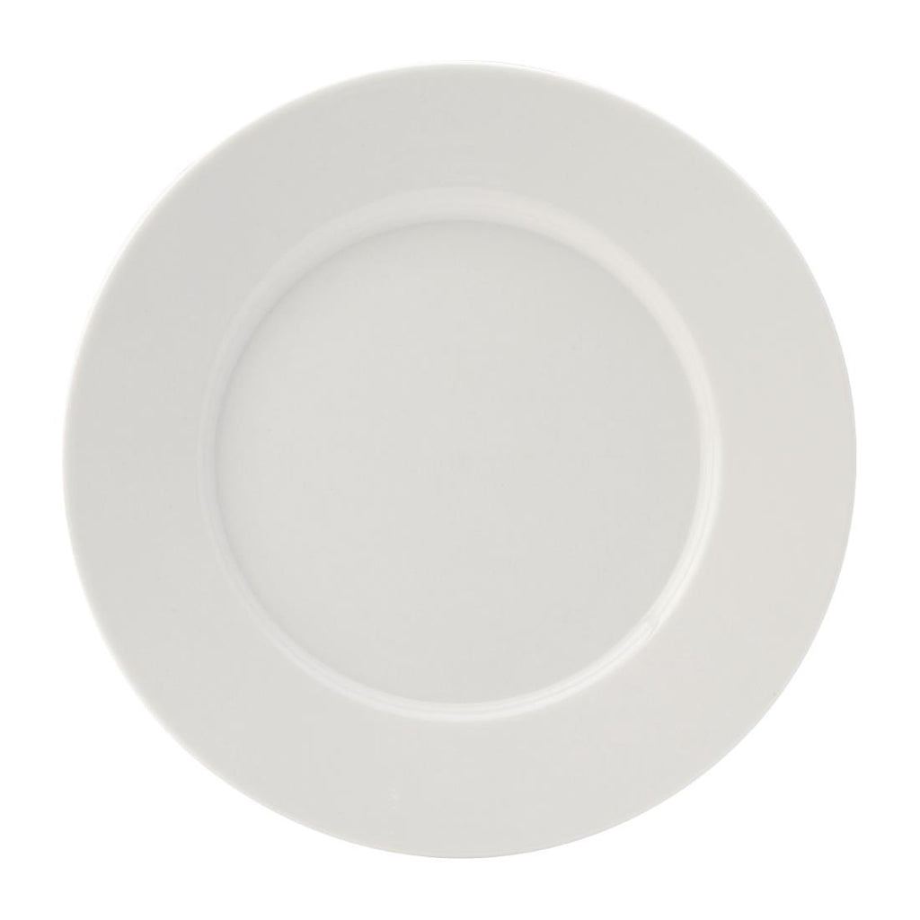 Utopia Titan Winged Plates White 170mm (Pack of 36) DY340