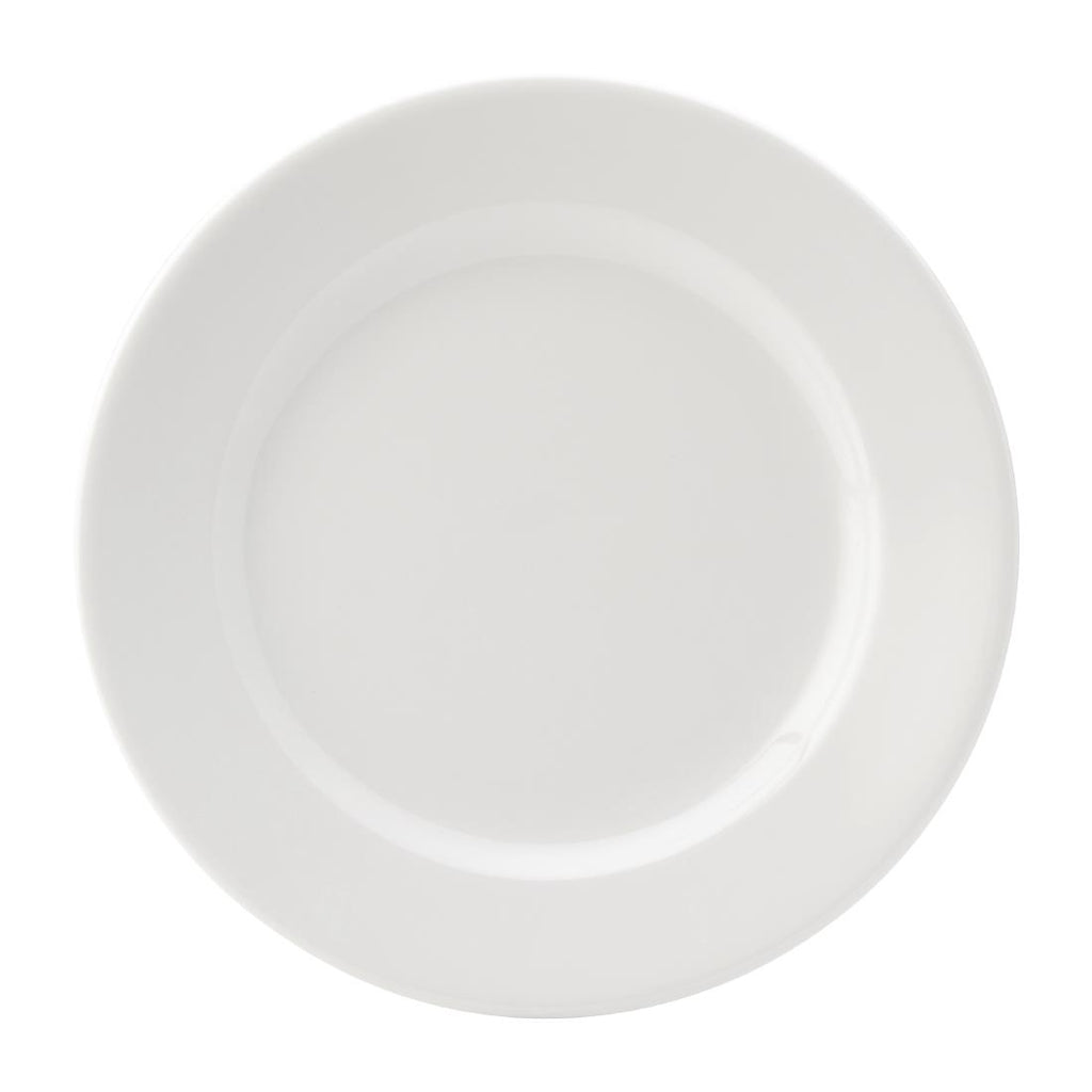 Utopia Titan Winged Plates White 230mm (Pack of 24) DY343