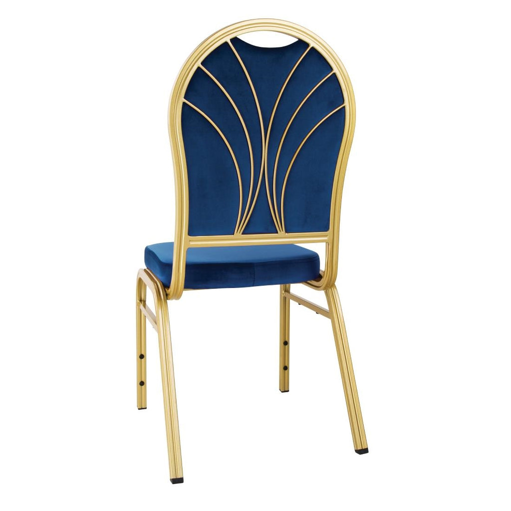 Bolero Regal Banquet Chairs Sapphire (Pack of 4) DY696