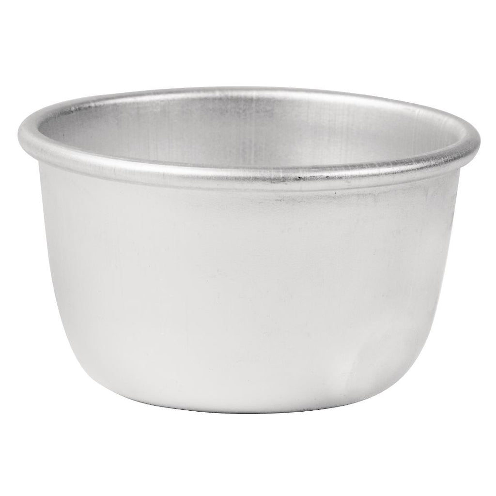 Vogue Aluminium Mini Pudding Basin 105ml E048