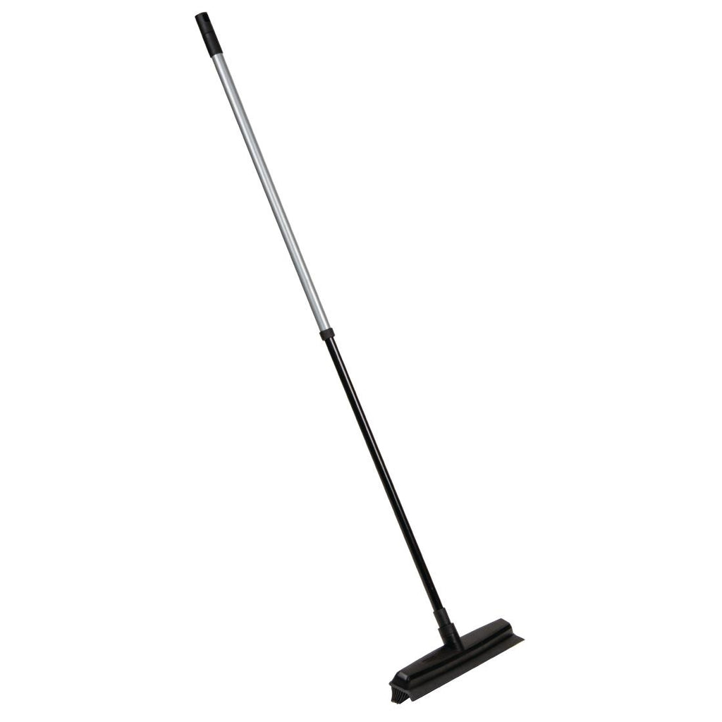 Jantex Clean Sweep Rubber Broom and Telescopic Handle F704