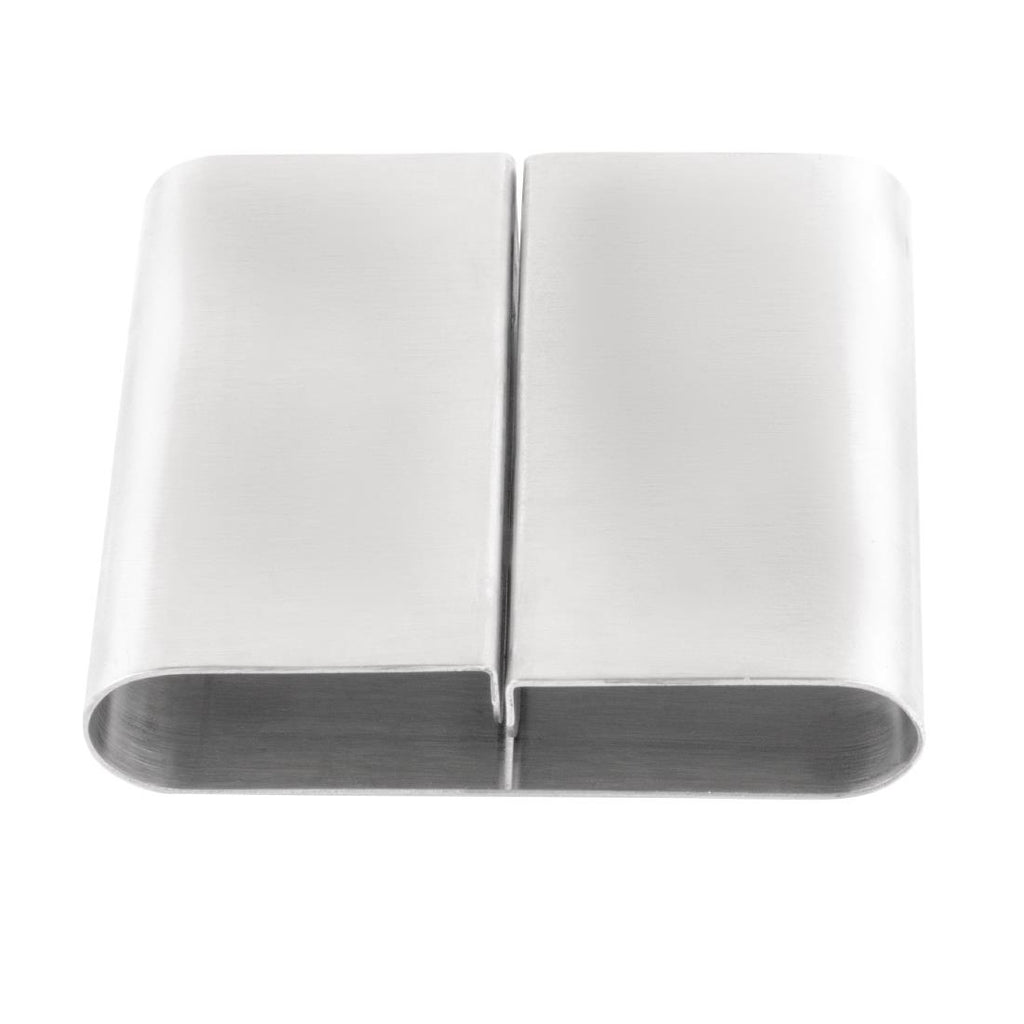 Olympia Curved Stainless Steel Menu Card Holder F778