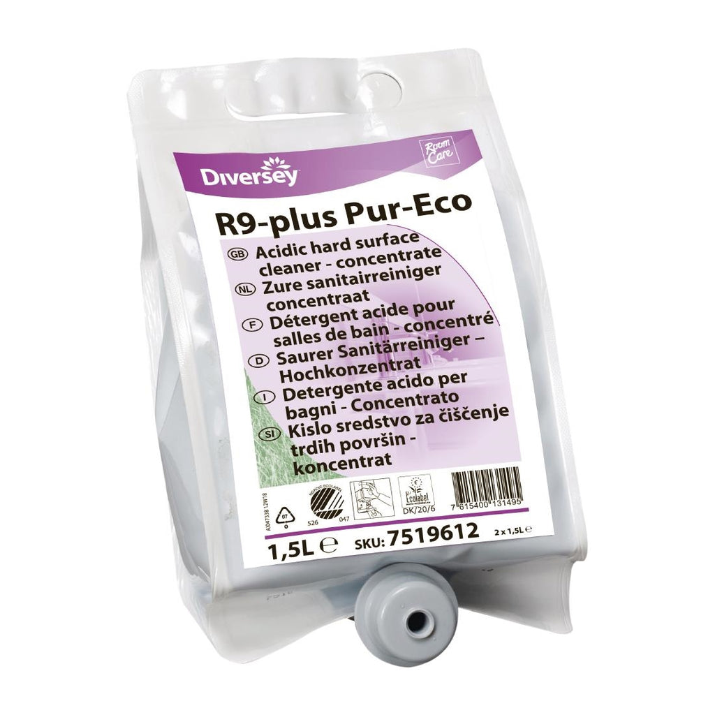 Room Care R9-plus Pur-Eco Bathroom Cleaner Concentrate 1.5Ltr (2 Pack) FA268
