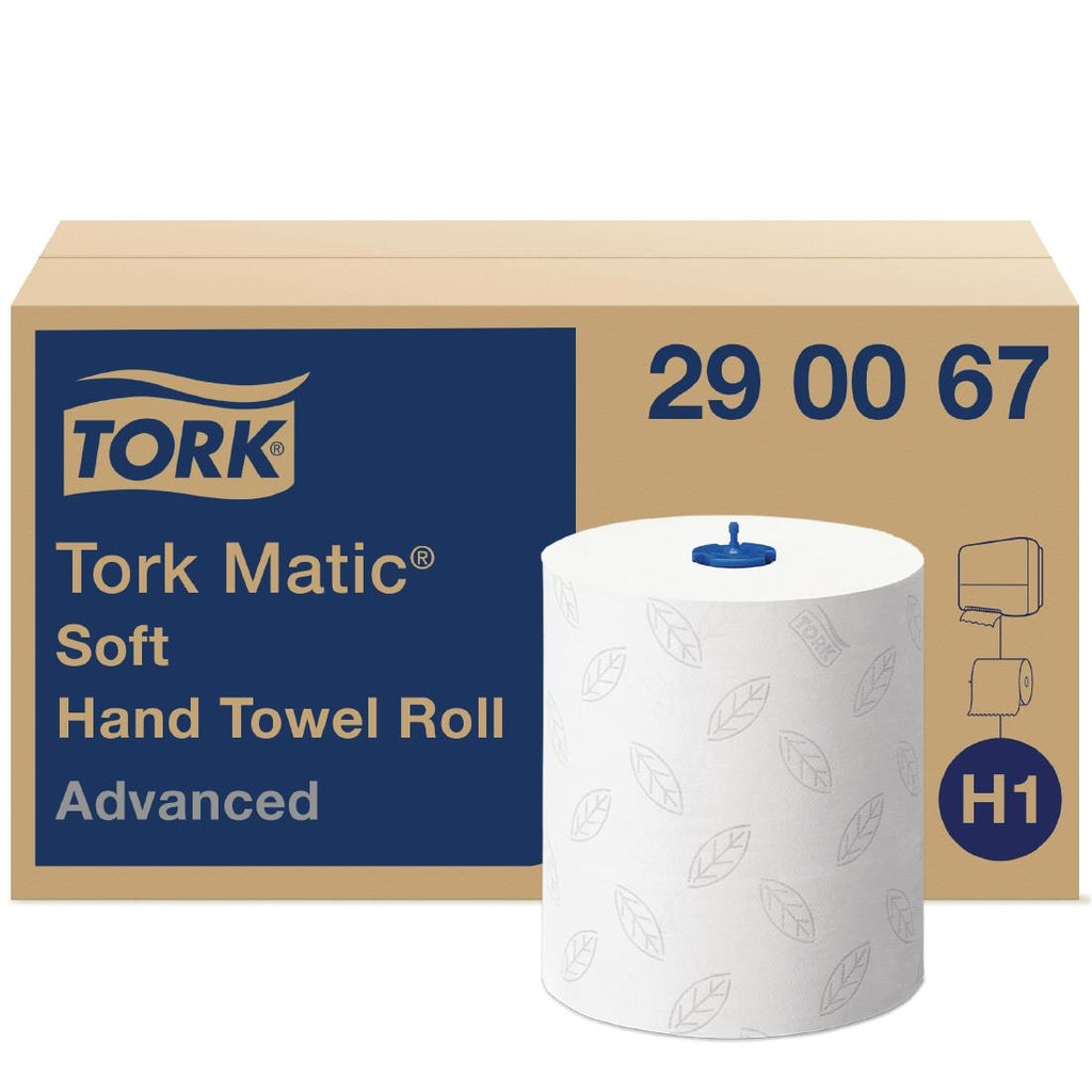 Tork Advanced Hand Towel Rolls 2-Ply 150m (Pack of 6) FA707