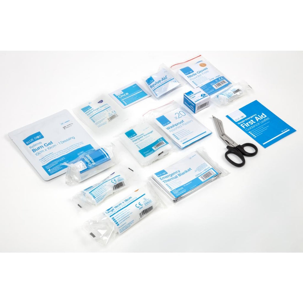 Medium Home and Workplace First Aid Kit Refill BS 8599-1:2019 FB415
