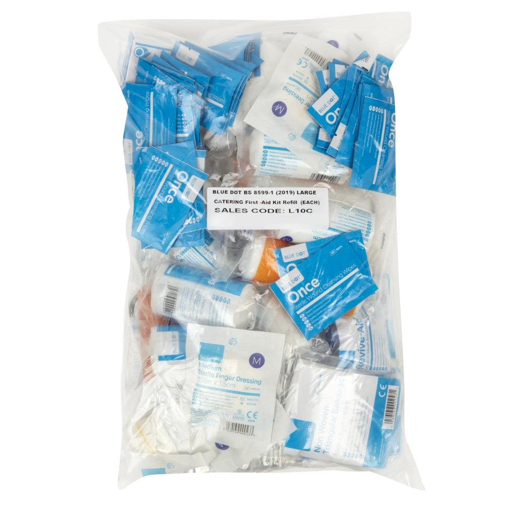 Large Catering First Aid Kit Refill BS 8599-1:2019 FB421