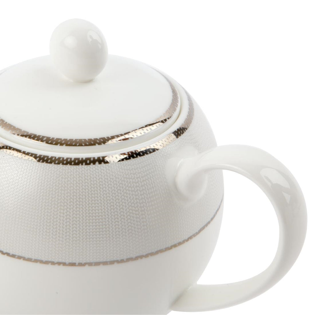 Royal Bone Afternoon Tea Silverline Tea Pot 450ml (Pack of 1) FB734
