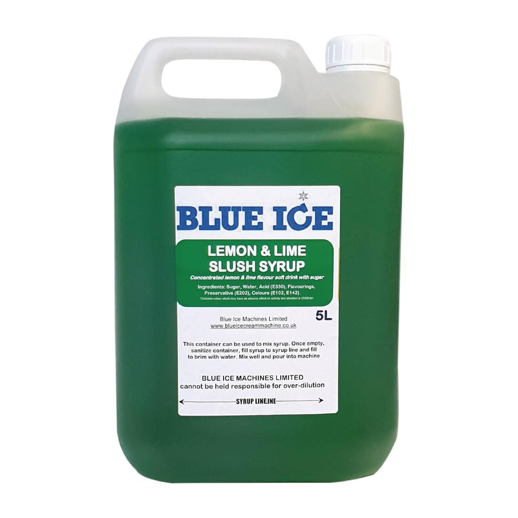 Blue Ice Slush Syrup Lemon and Lime 5Ltr (8 Pack) FC409