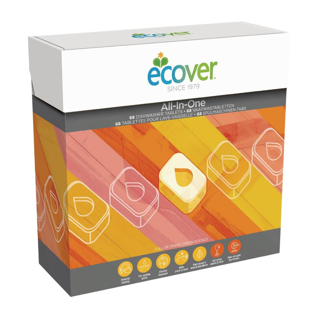 Ecover All-in-One Dishwasher Tablets (5 x 68 Pack) FC467
