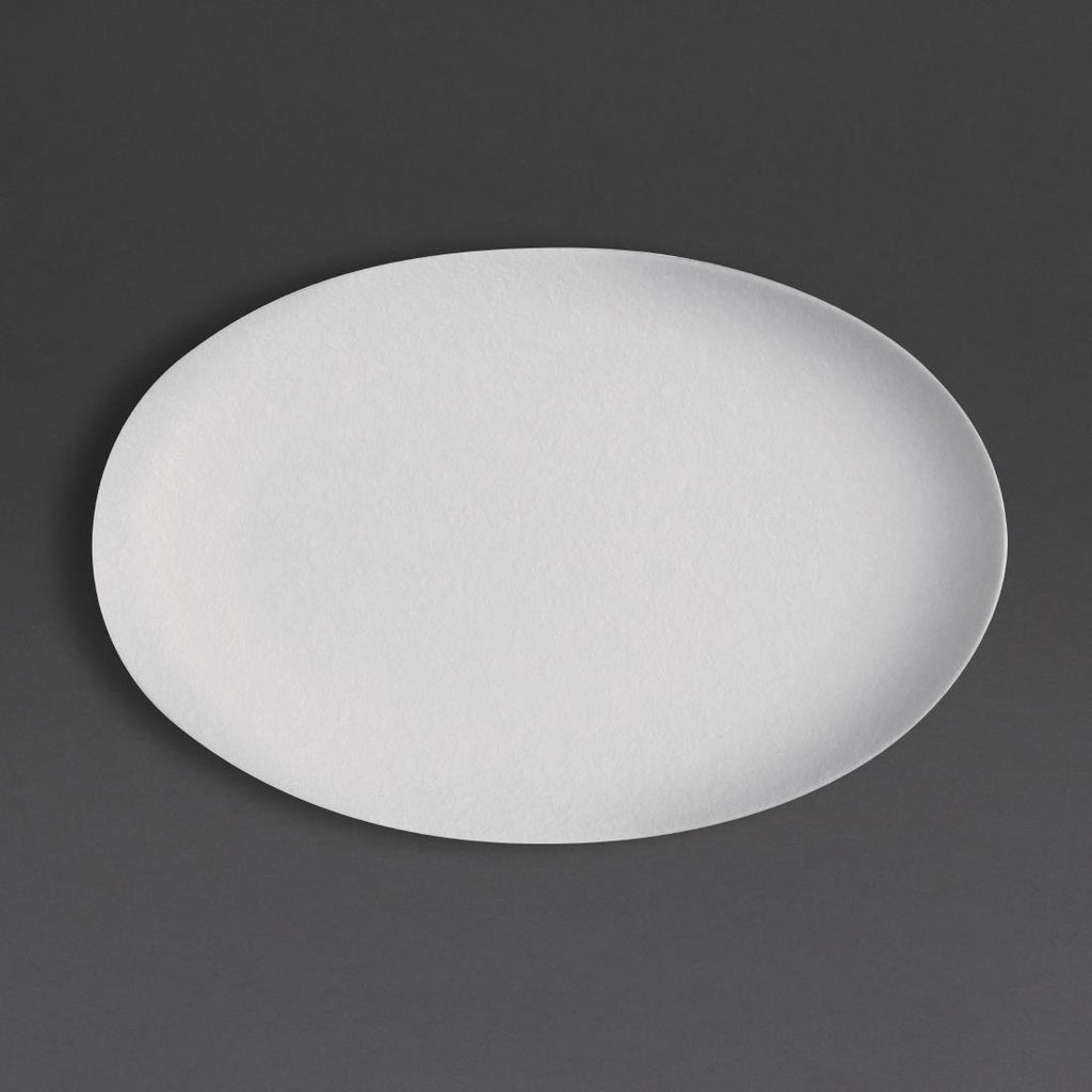 Olympia Salina Oval Plates 250mm (Pack of 4) FD015