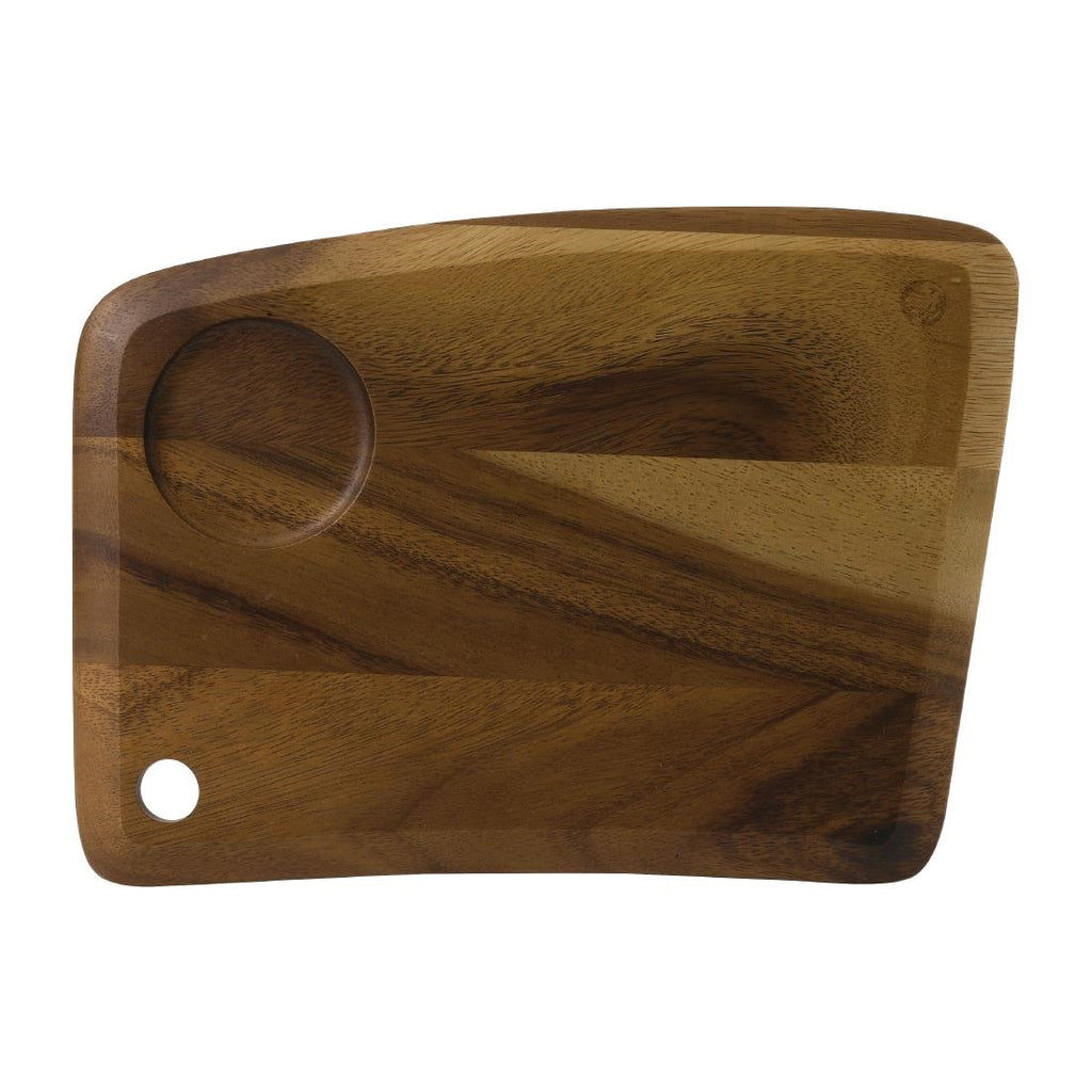 Churchill Alchemy Wood Medium Geo Deli Board 289x206mm (Pack of 4) FD801