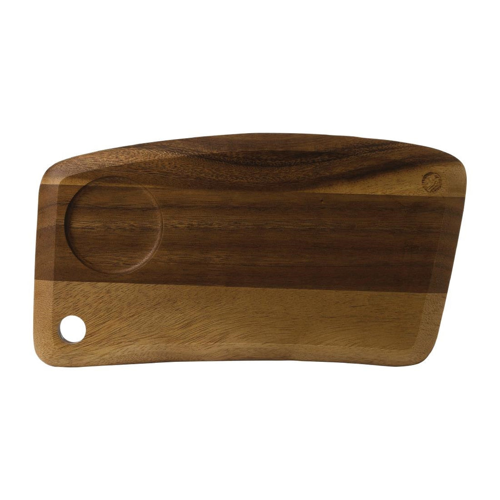 Churchill Alchemy Wood Small Geo Deli Board 308x165mm (Pack of 4) FD802