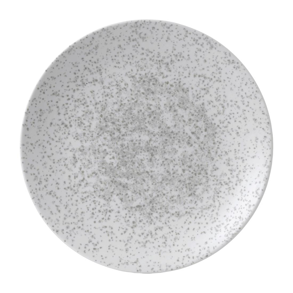 Churchill Art De Cuisine Menu Shades Coupe Plates Caldera Chalk White 289mm (Pack of 6) FD805