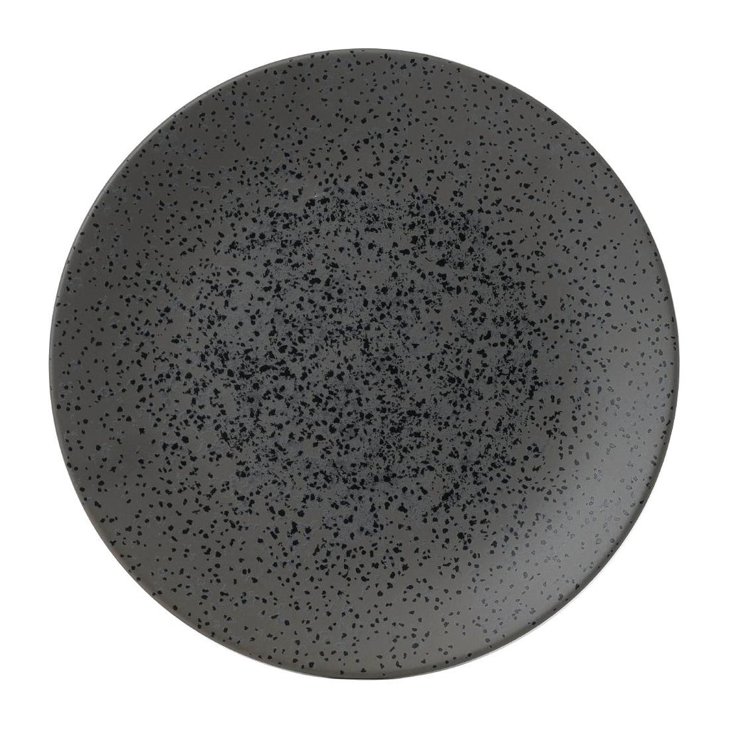 Churchill Art De Cuisine Menu Shades Coupe Plates Caldera Flint Grey 289mm (Pack of 6) FD807