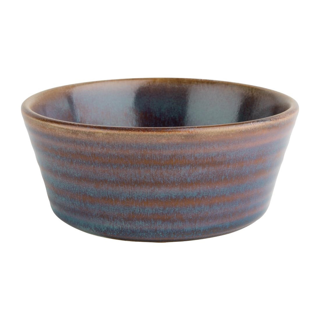 Olympia Cavolo Flat Round Bowls Iridescent 143mm (Pack of 6) FD912