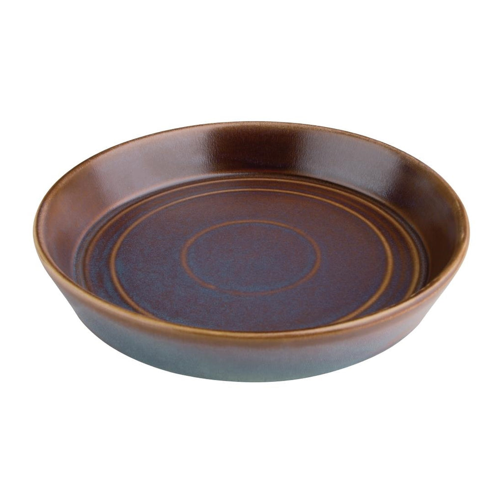 Olympia Cavolo Iridescent Flat Round Bowls 220mm (Pack of 4) FD913