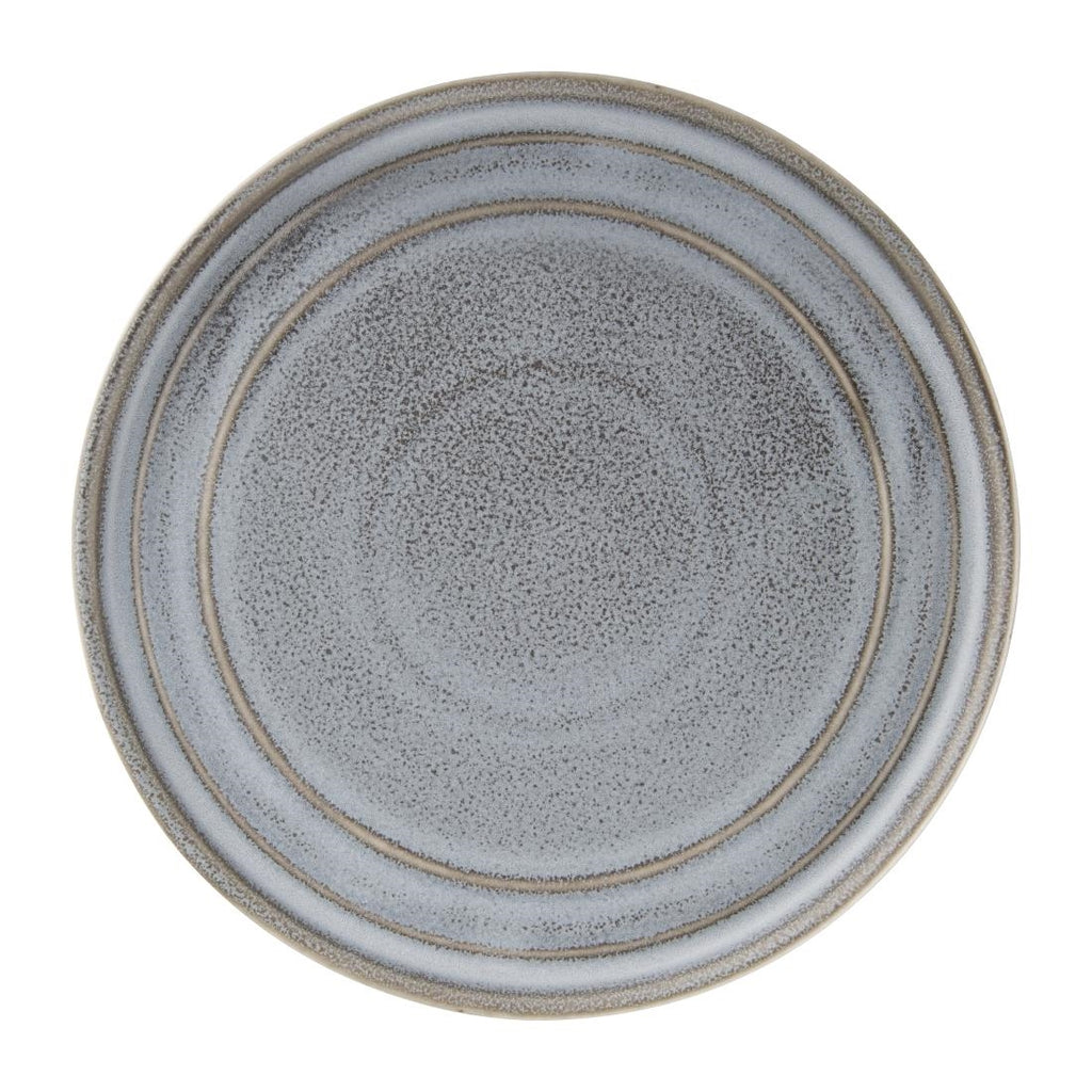 Olympia Cavolo Charcoal Dusk Flat Round Plates 220mm (Pack of 6) FD921
