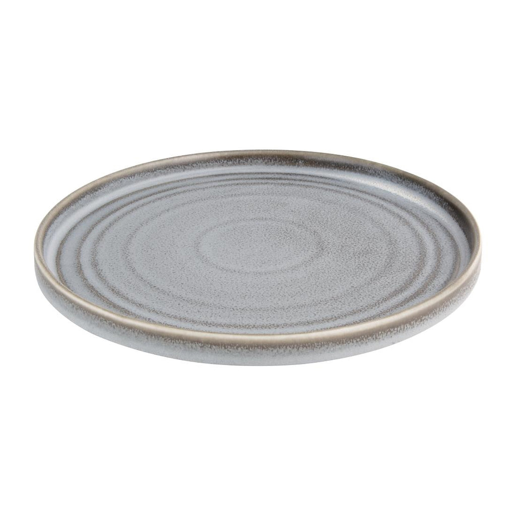 Olympia Cavolo Charcoal Dusk Flat Round Plates 270mm (Pack of 4) FD922