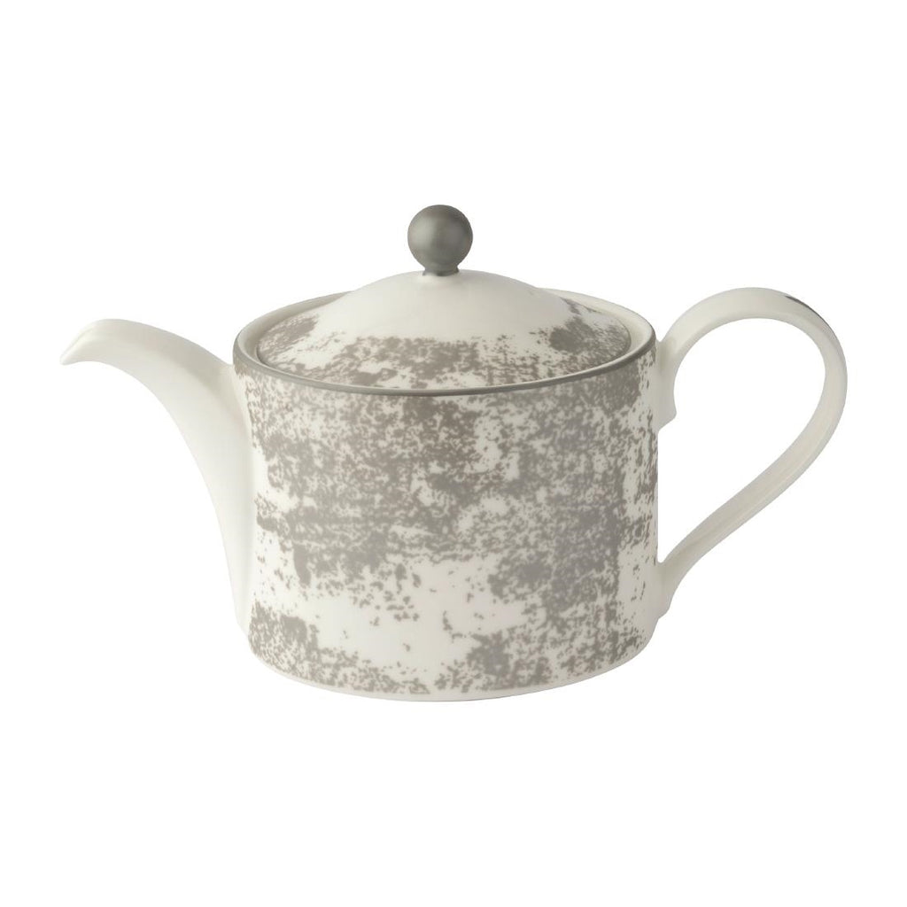 Royal Crown Derby Crushed Velvet Grey Charnwood Tea Pot S S (Pack of 1) FE118