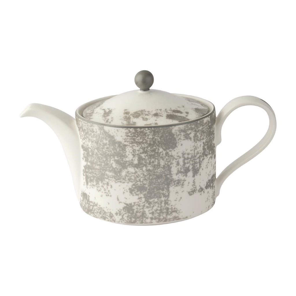 Royal Crown Derby Crushed Velvet Grey Charnwood Tea Pot L S (Pack of 1) FE119